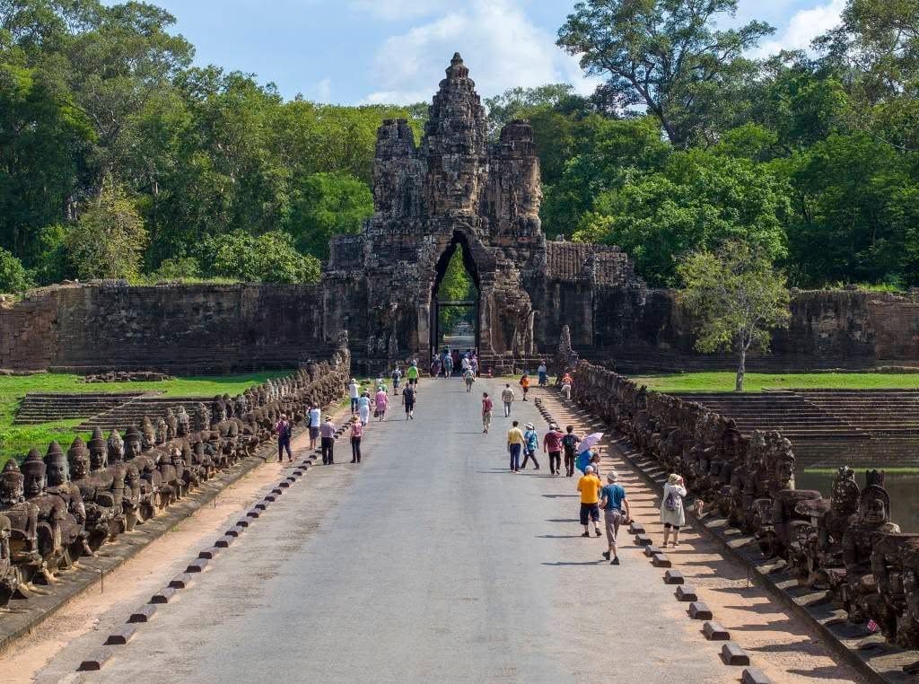 South Gate of Angkor Thom - Siem Reap temple
